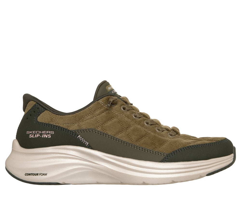 Skechers- Women Slip-ins: Contour Foam - Cozy Fit Luxe Comfort
