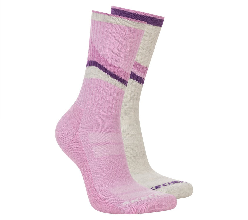 Skechers- Women|Clothing 2 Pack Women's Crew Trail Socks