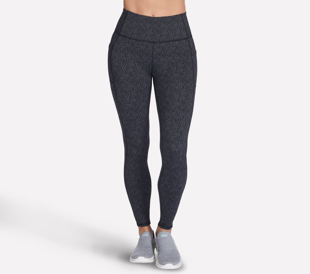 Skechers- Women GO WALK Full Length High-Waisted Daisies Legging