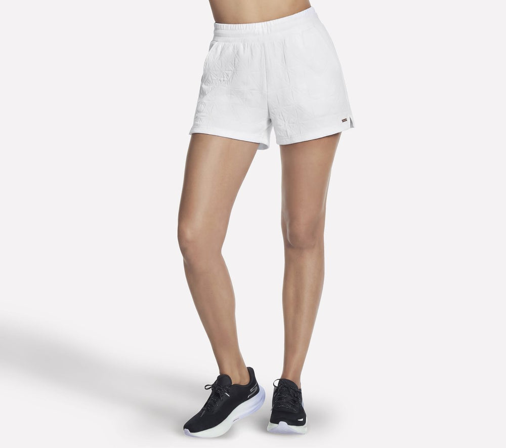 Skechers- Women GO WALK Cozy Fit Diamond 4 Inch Short