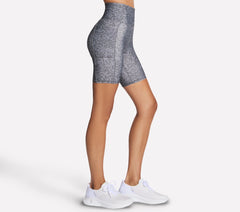 Skechers- Women GO FLEX Printed High Waisted 8 Inch Bike Short