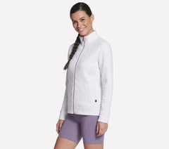 Skechers- Women GO WALK Everywhere Cozy Fit Diamond Jacket