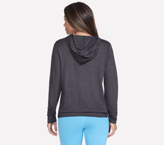 Skechers- Women GO DRI Swift Stripe Hoodie