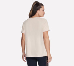 Skechers- Women Diamond Cheetah Short Sleeve Tee