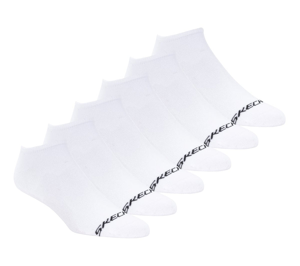 Skechers- Men|Clothing 6 Pack Men's Cotton No Show Socks