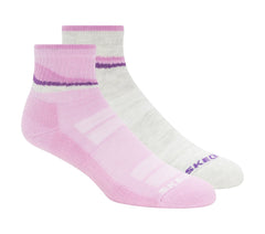 Skechers- Clothing 2 Pack Women's Trail Quarter Socks