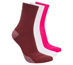 Skechers- Clothing 3 Pack Women's Half Terry Low Crew Socks