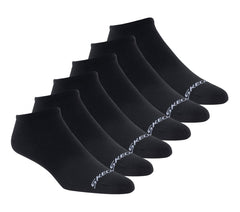 Skechers- Clothing 6 Pack Men's Cotton No Show Socks