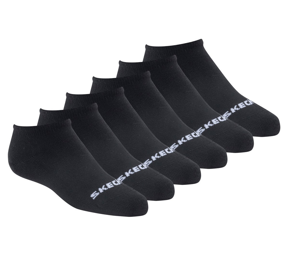 Skechers- Clothing Cotton No-Show Socks - 6 Pack