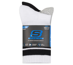 Skechers- Clothing 3 Pack Boys' Crew Socks