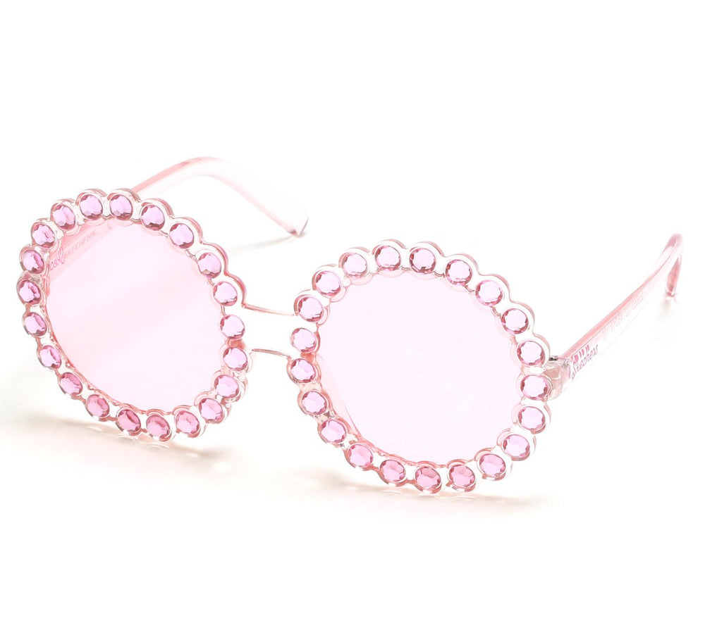 Skechers- Clothing Round Rhinestone Sunglasses