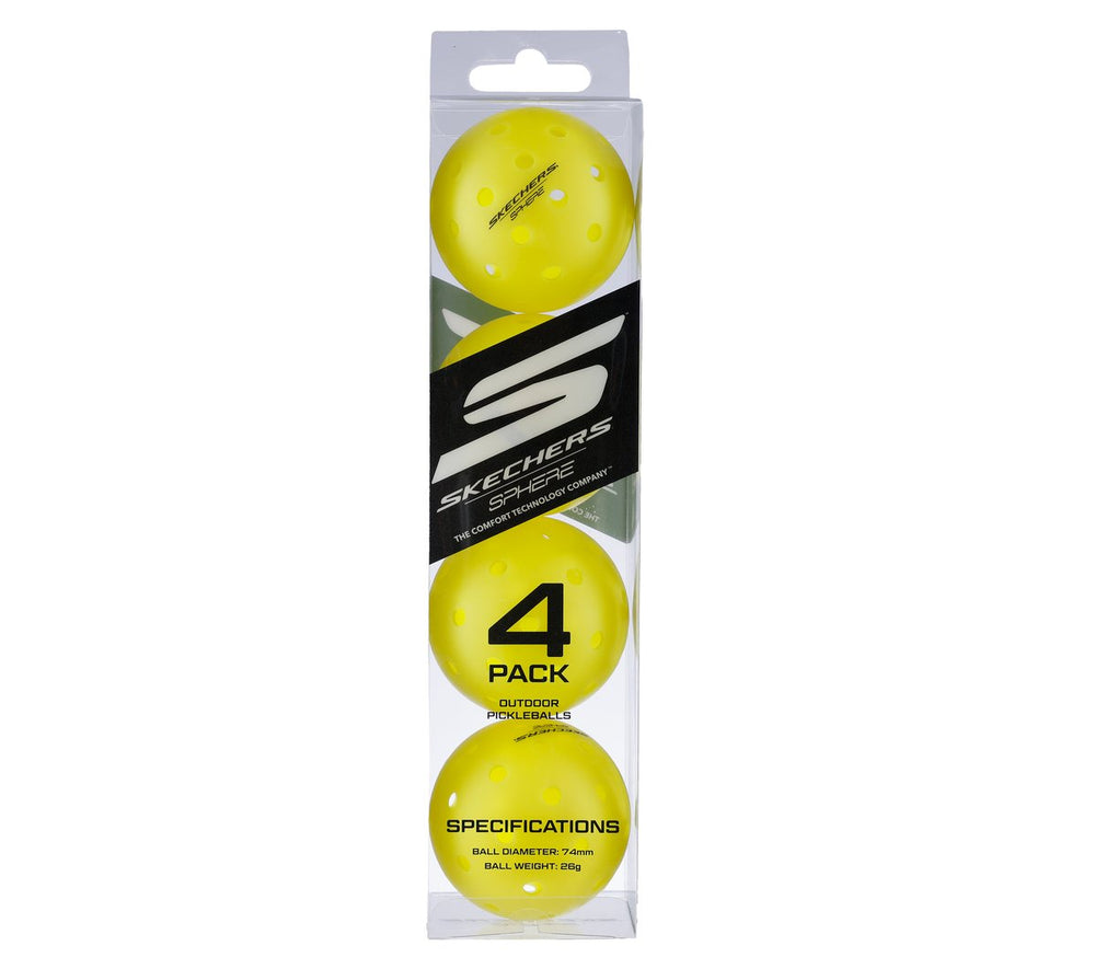 Skechers- Clothing 4 Pack Pickleball Sphere Balls
