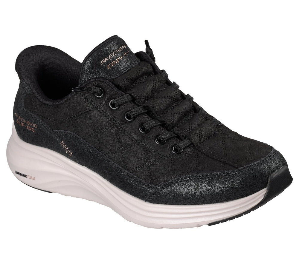 Skechers- Women Slip-ins: Contour Foam - Cozy Fit Natural Ease