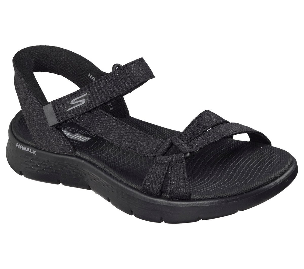 Skechers- Women Slip-ins: GO WALK Flex Sandal - Illuminate
