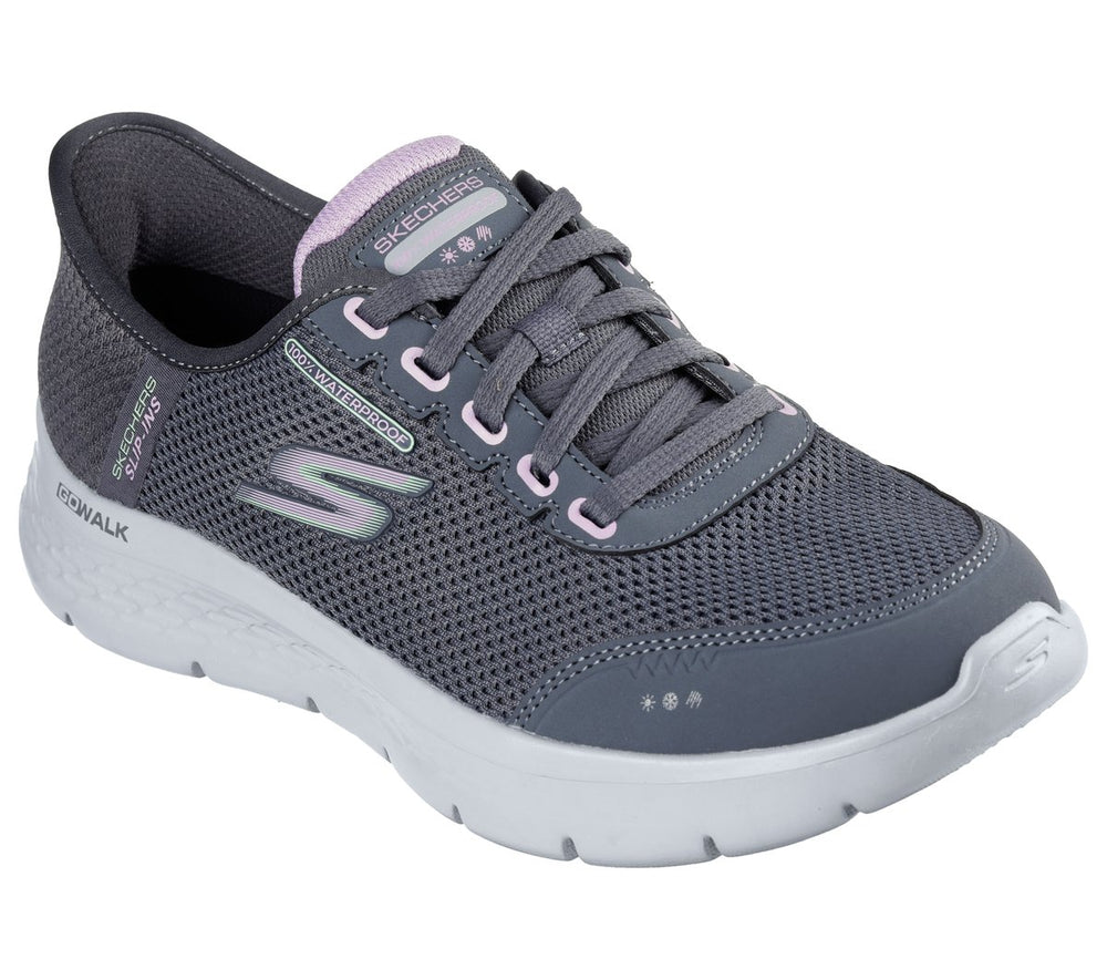 Skechers- Women Slip-ins Waterproof: GO WALK Flex - Clear Creek