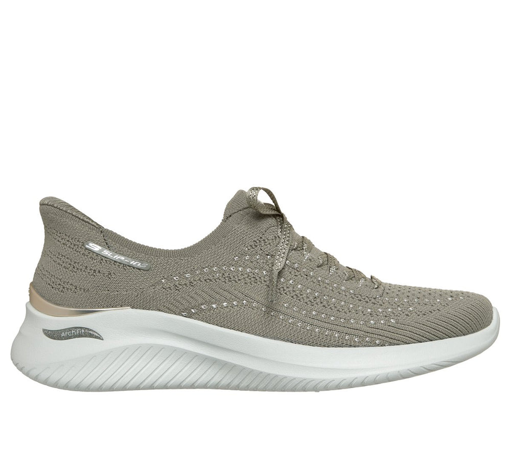 Skechers- Women Slip-ins Martha Stewart: Arch Fit Ultra Flex 3.0 - Metallic Grace