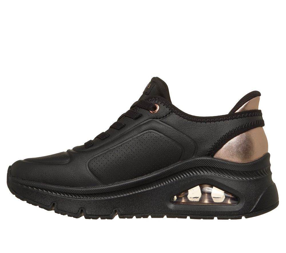 Skechers- Women Slip-ins: Premium Leather UNO Icon - Luxe Air