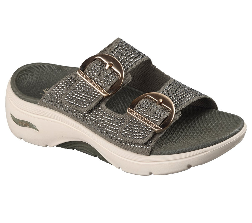 Skechers- Women|New Arrivals Martha Stewart: GO WALK Arch Fit 2.0 Sandal - Showstopper