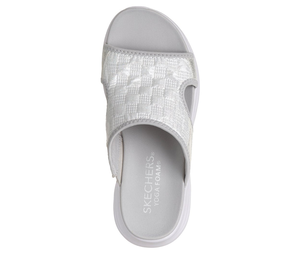 Skechers- Women|New Arrivals Contour Foam Sandal - Cozy Fit Costal Air