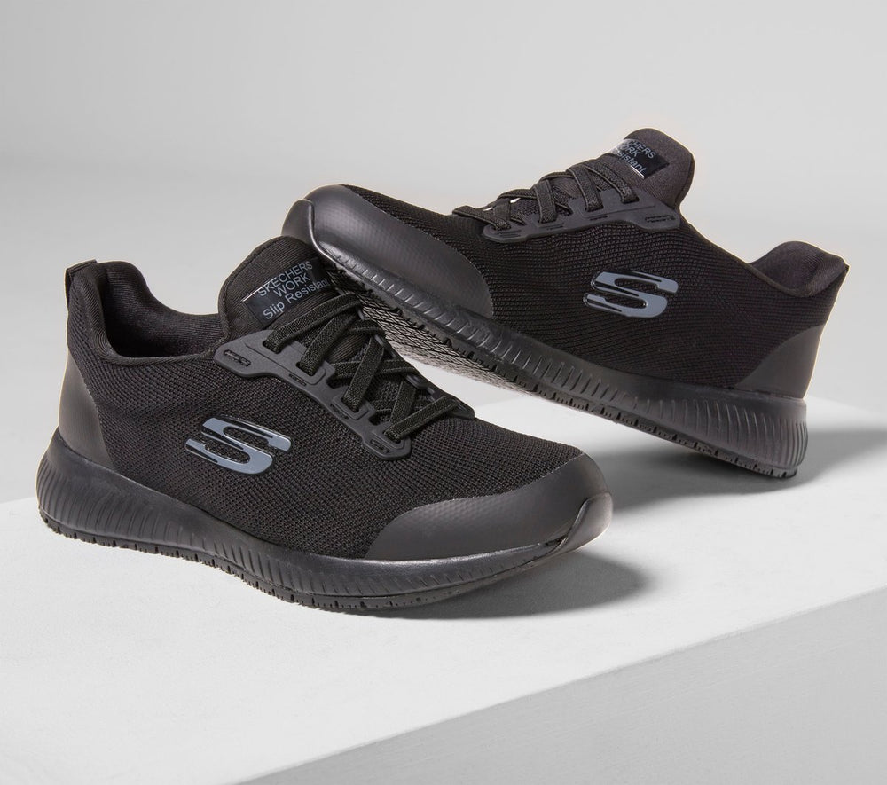 Skechers- Women Work Slip-Resistant Relaxed Fit: Squad