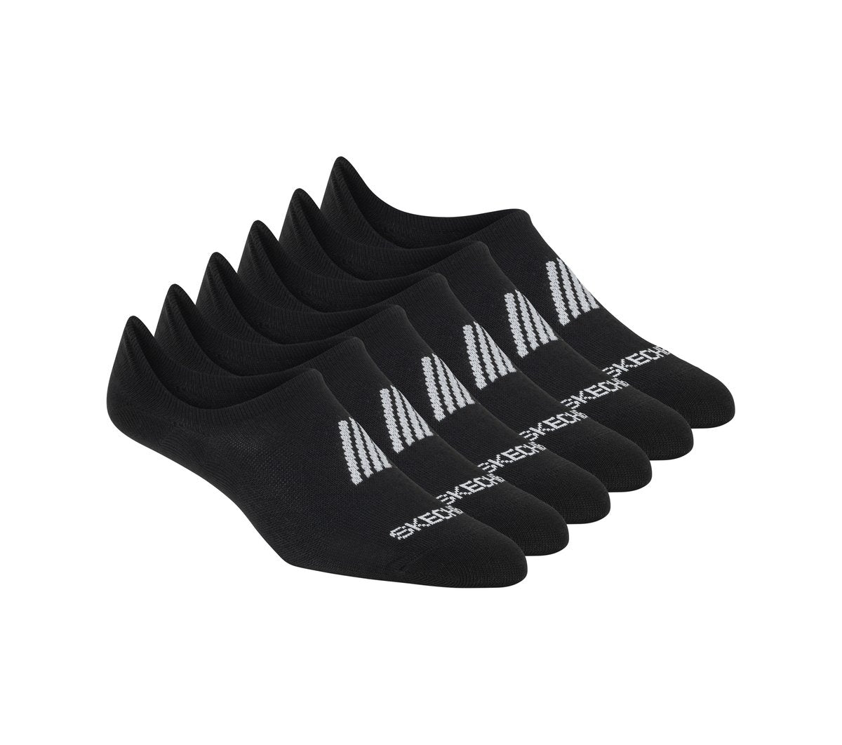 Skechers- Women|Clothing Super Soft No Show Liner Socks - 6 Pack