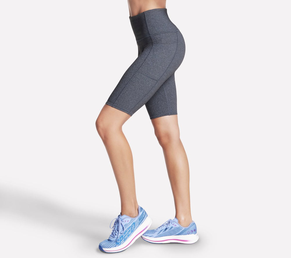 Skechers- Women GO WALK High Waisted 10 Inch Bike Short
