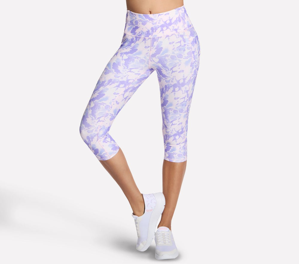 Skechers- Women GO FLEX Printed High Waisted Capri