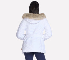 Skechers- Women On-The-GO GO SHIELD Cozy Fit Belted Parka