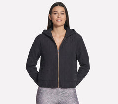 Skechers- Women GO WALK Cozy Fit Diamond Jacket