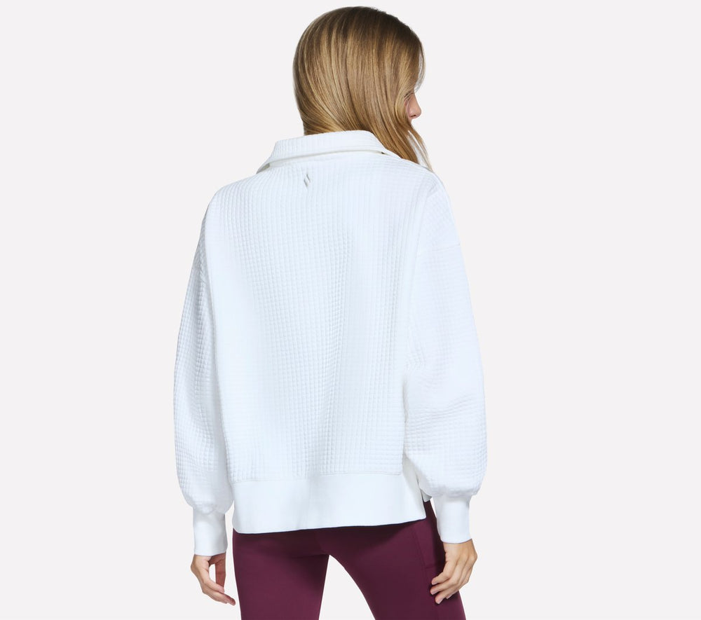 Skechers- Women Downtown Cozy Fit Collared Long Sleeve