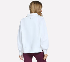 Skechers- Women Downtown Cozy Fit Collared Long Sleeve