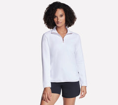 Skechers- Women Soft Knit Ottoman 1/4 Zip