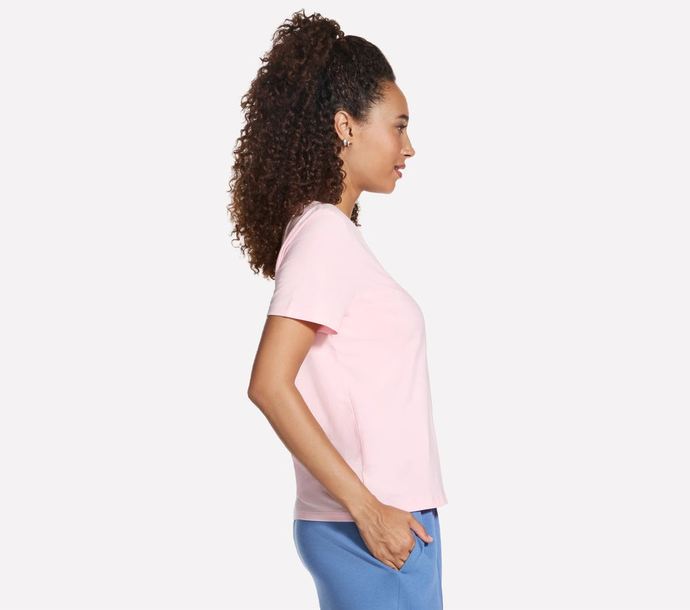 Skechers- Women Pima V-Neck Tee