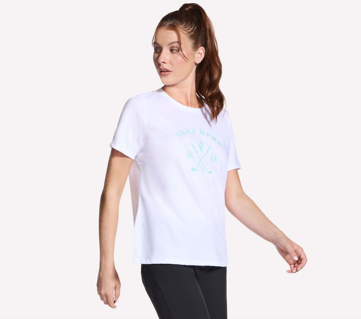 Skechers- Women Tee Time Short Sleeve Tee