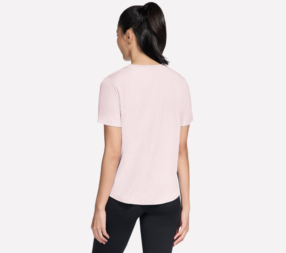 Skechers- Women GO WALK Luxe Rib Tee