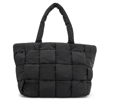 Skechers- Women|Kids|Clothing Quilted Checkered Shopper Bag