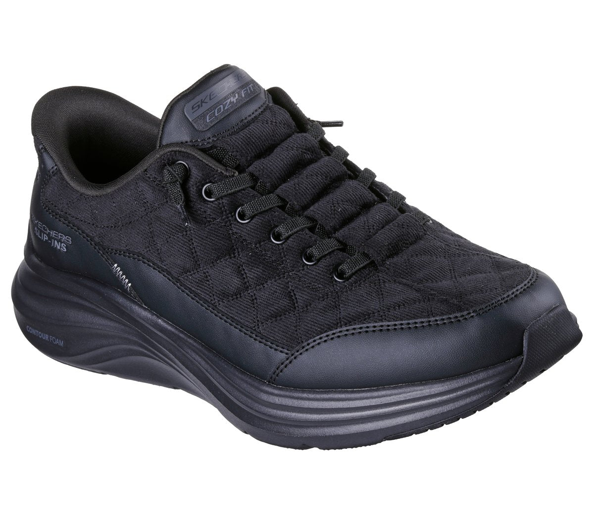 Skechers- Men Slip-ins: Contour Foam - Cozy Fit Cordelux