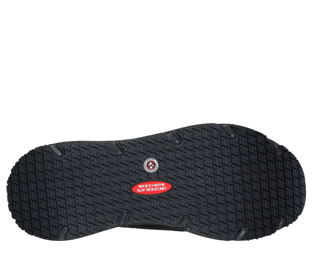 Skechers- Men Slip-ins Work Slip-Resistant Relaxed Fit: Max Cushioning Elite - Remmal