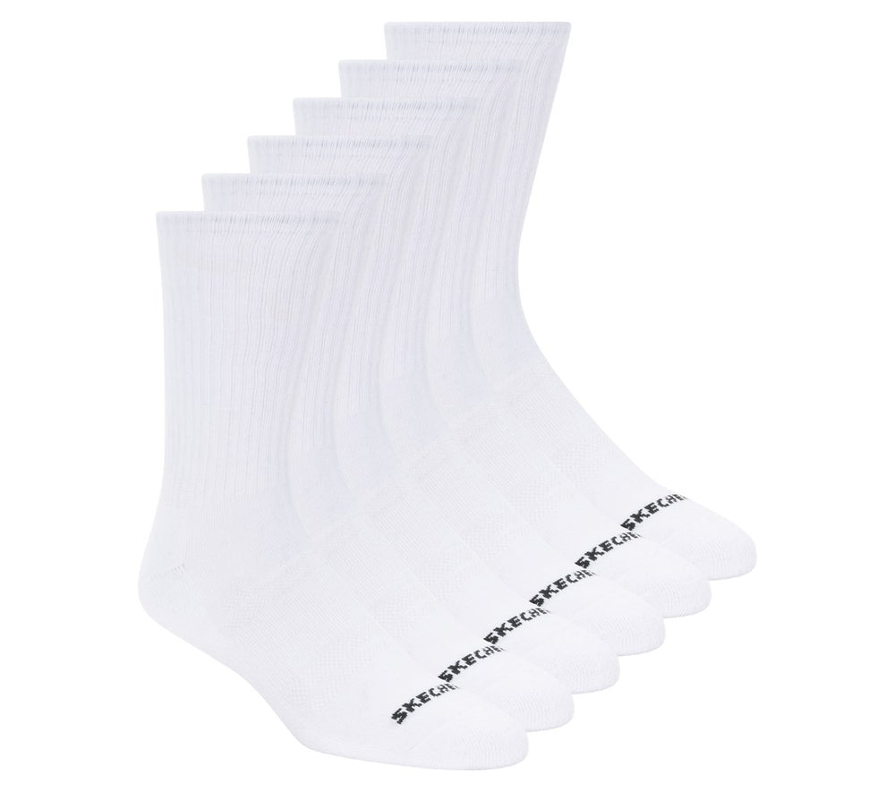 Skechers- Men|Clothing 6 Pack Large Core Crew Socks