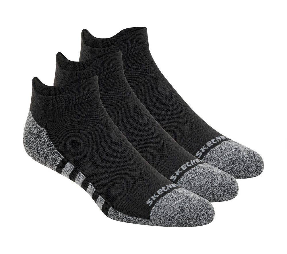 Skechers- Men|Clothing Lowcut Heel Tab Work Socks - 3 Pack