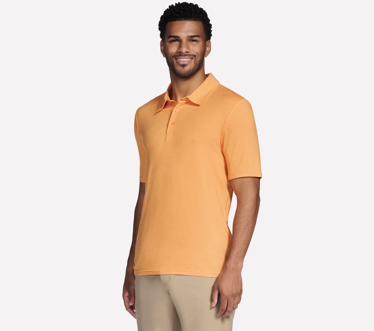 Skechers- Men GO GOLF GO DRI All Day Stripe Polo