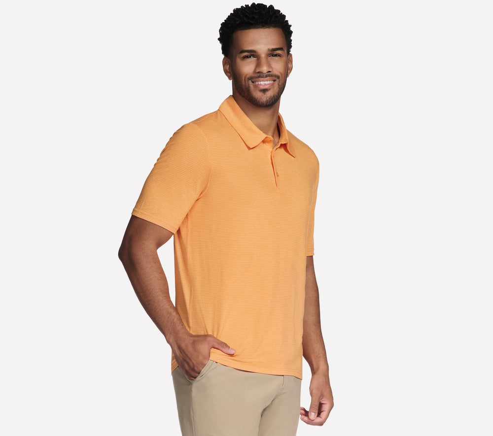 Skechers- Men GO GOLF GO DRI All Day Stripe Polo