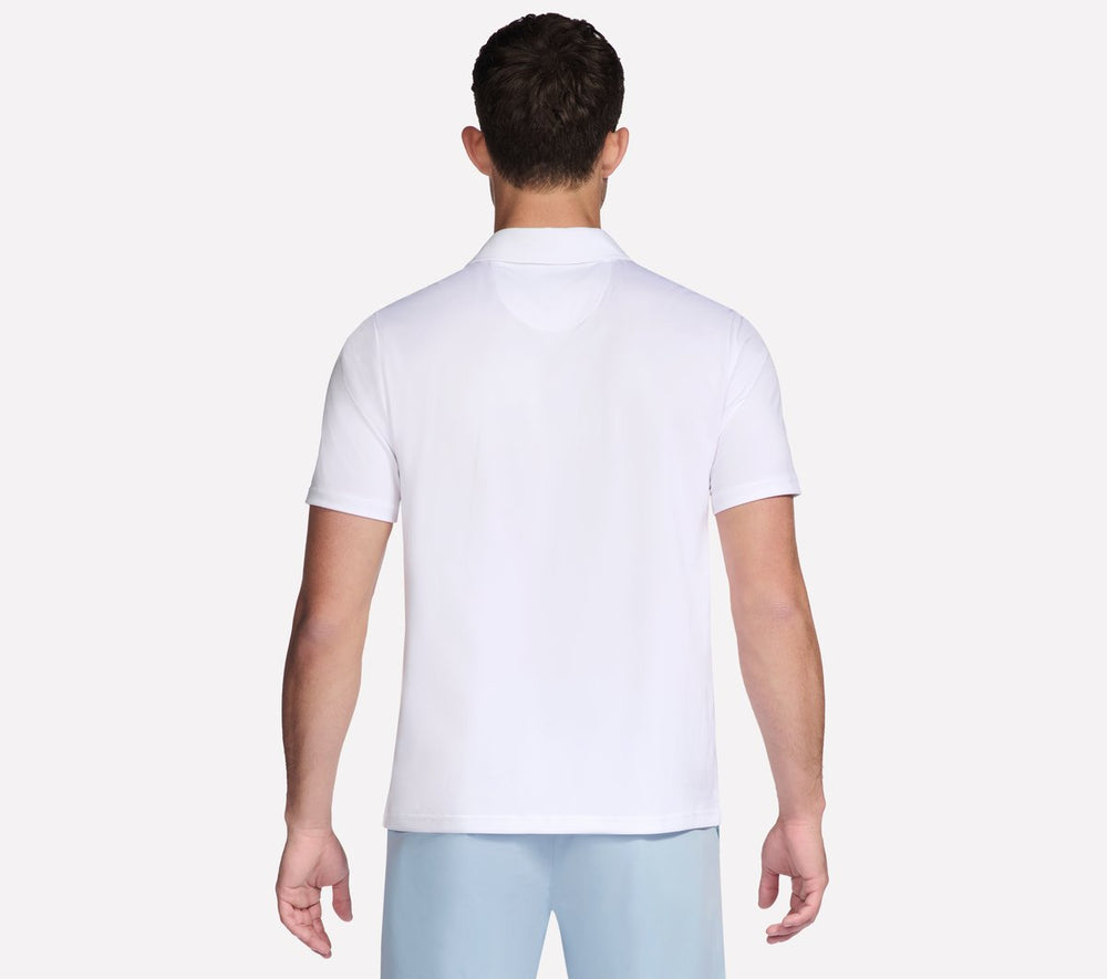 Skechers- Men GO DRI Charge Palm Stripe Polo