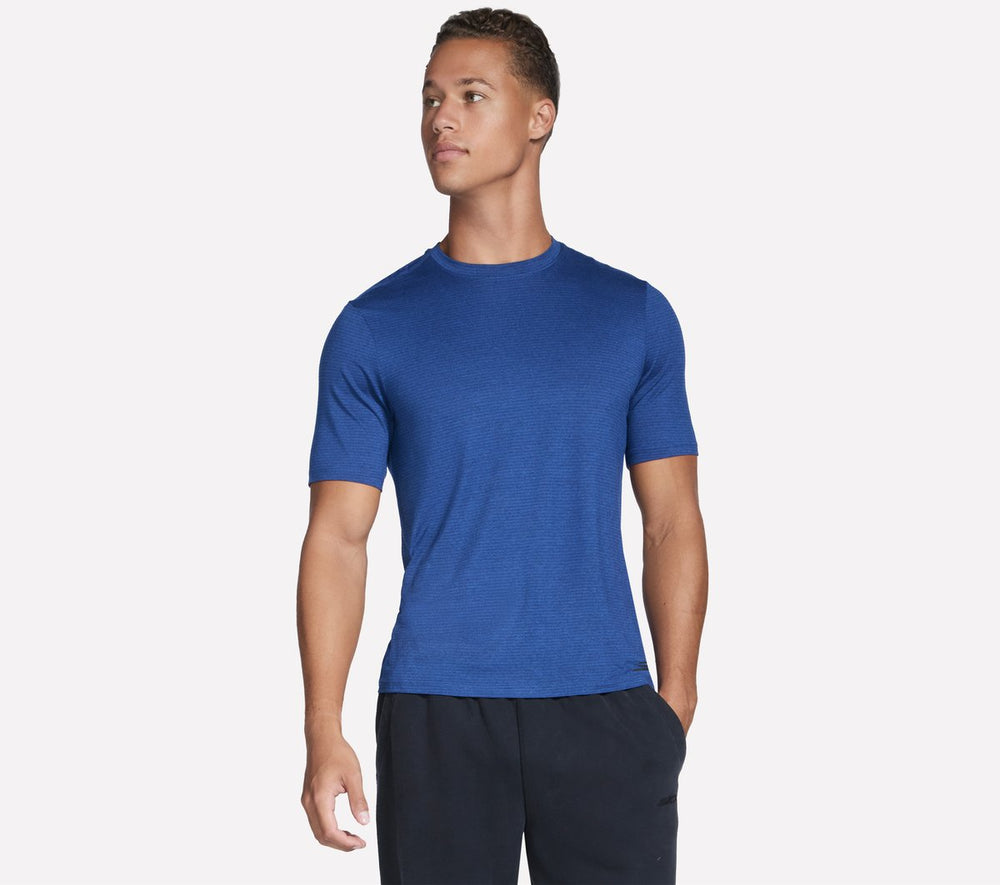 Skechers- Men GO DRI All Day Stripe Tee