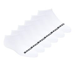 Skechers- Kids|Clothing Cotton No-Show Socks - 6 Pack