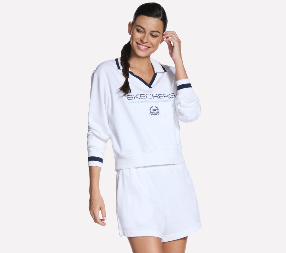 Skechers- Women Court Classic Polo Crew
