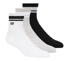 Skechers- Clothing 3 Pack Boys' Crew Socks
