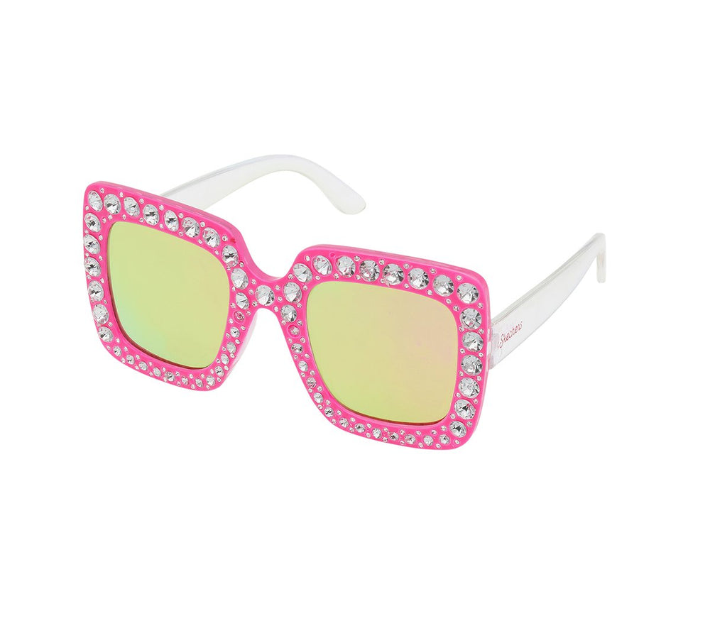 Skechers- Clothing Square Rhinestone Sunglasses