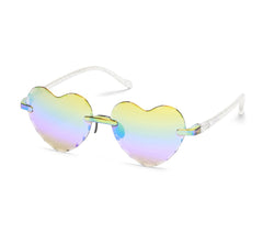 Skechers- Clothing Rimless Hearts Sunglasses