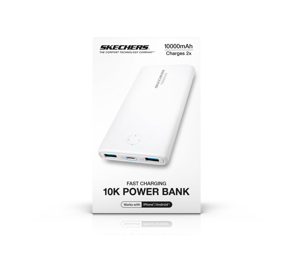 Skechers- Clothing 10k 20W USB-C Portable Power Bank Charger